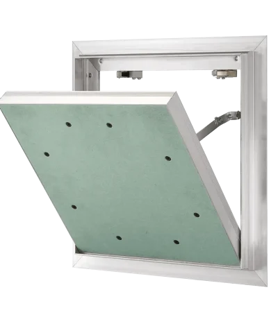 Inspectieluik Alu Quattro van aluminium, luchtdicht, slagregendicht en rookdicht, 200×200 tot 600×600 mm