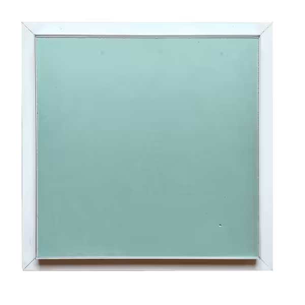 Inspectieluik Tempo Eco Green van gipsplaat 12,5 mm voor verlaagd plafond, afneembaar, 300×300 tot 600×600 mm