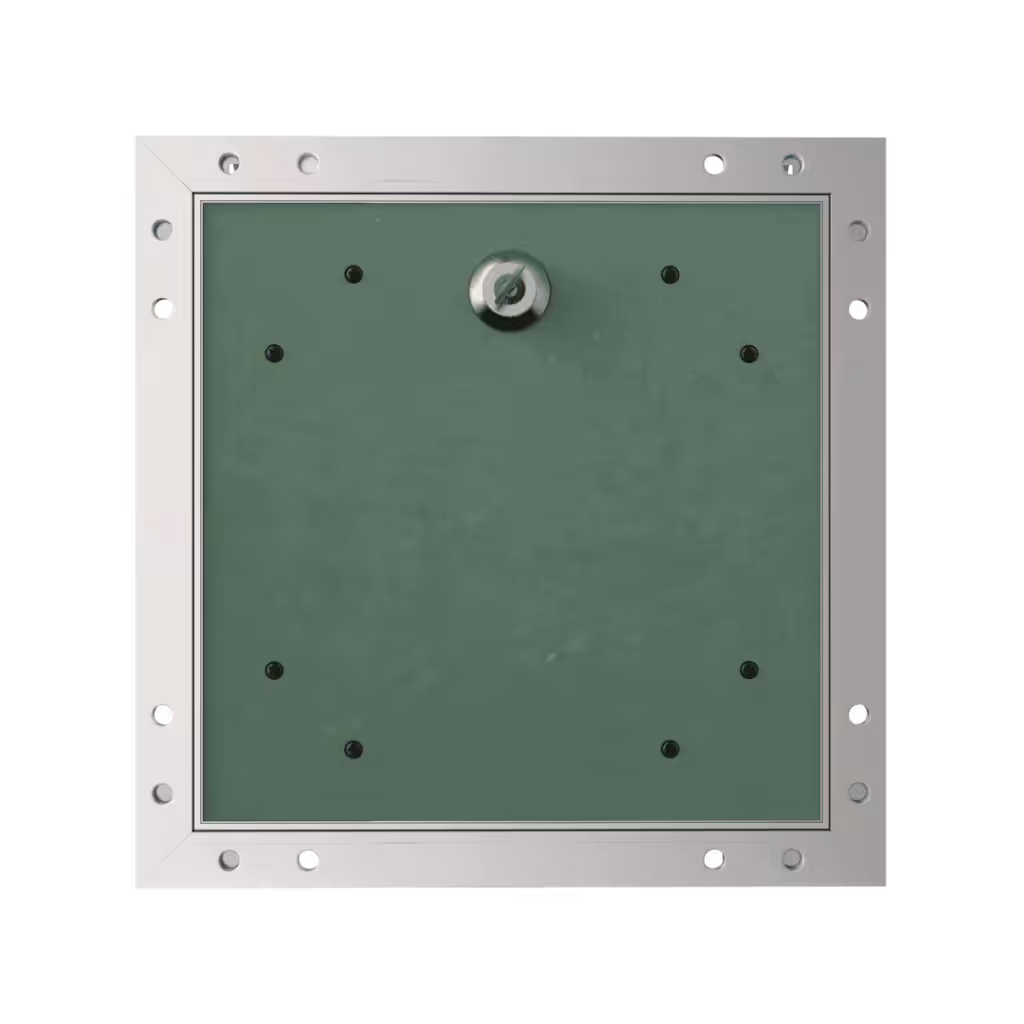Inspectieluik Tempo Eco Star voor gipsplaat BA 13, cilinderslot, 150×300 tot 1400×1400 mm