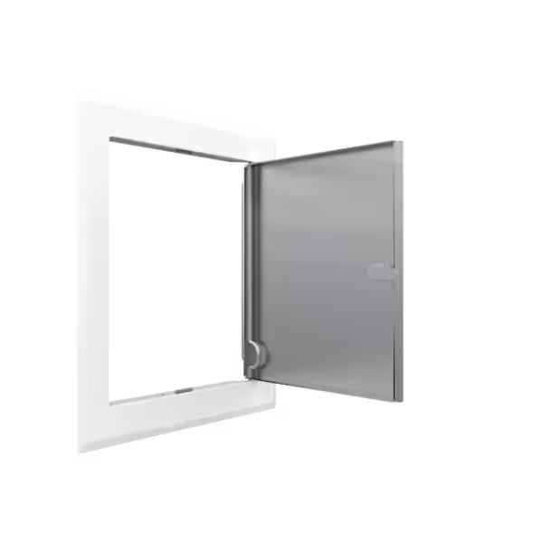 Tempo Softline Stalen Inspectieluik Wit met Cilinderslot - Afbeelding 6