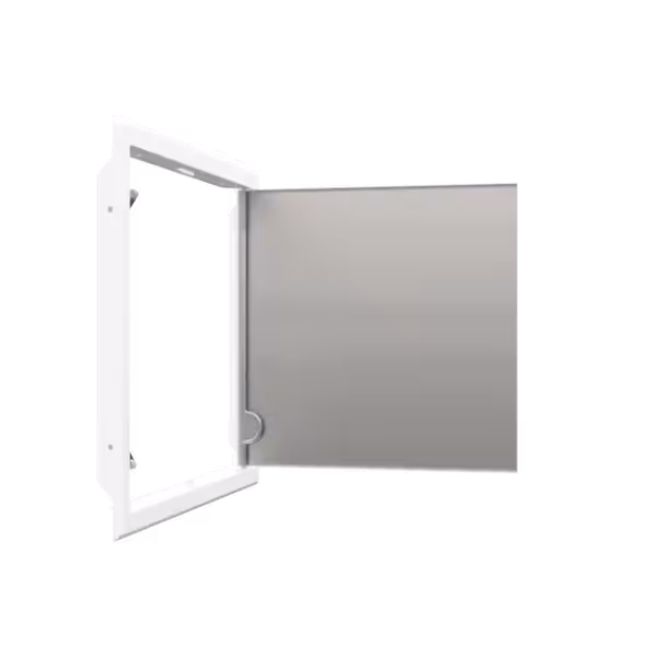 Tempo Softline Stalen Inspectieluik Wit met Druksluiting - Afbeelding 5
