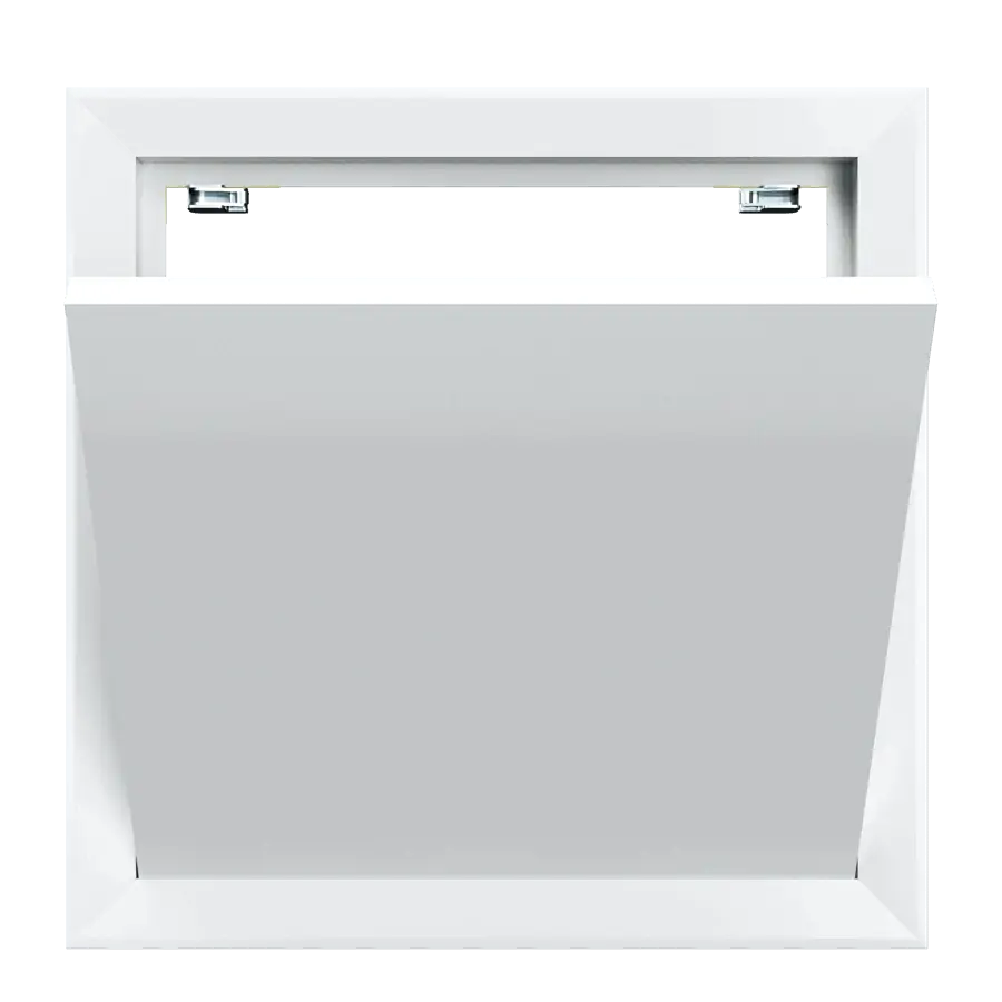 Stalen inspectieluik Tempo Softline luchtdicht en stofdicht, voor wand en plafond, 200×200 tot 600×600 mm