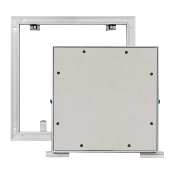 Brandwerend inspectieluik EI60 (60 min) rookwerend voor verlaagd plafond 2x15 mm gipsplaat – Alumatic - Afbeelding 2