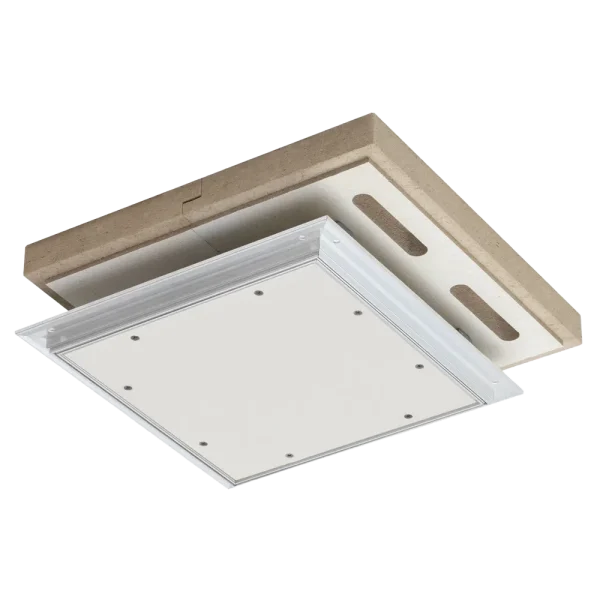 Brandwerend inspectieluik EI30 (30 min) 18 mm voor zelfdragend verlaagd plafond – Alumatic - Afbeelding 3